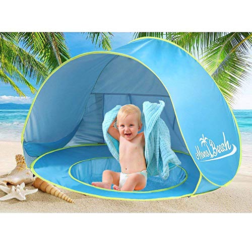 Book Cover Baby Beach Tent Toddlers Pool Tents Pop Up Portable Toys Sun shelter UV Protection Shade for Infant with Carry Bag