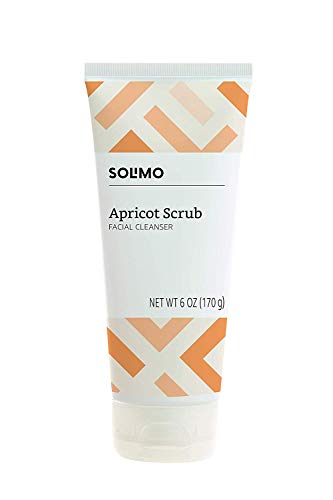 Book Cover Amazon Brand - Solimo Apricot Scrub Facial Cleanser, 6 Ounce