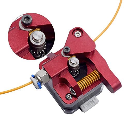 Book Cover WINSINN Dual Gear Extruder, Works with Creality Ender 3 CR10 CR-10 Pro CR-10S Tornado Upgraded Aluminum Drive Feed for 3D Printer 1.75mm Filament