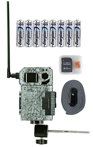 Book Cover Spypoint Link Micro 4G Cellular Trail Camera with Batteries, Micro SD Card, and Mount (AT&T (USA))