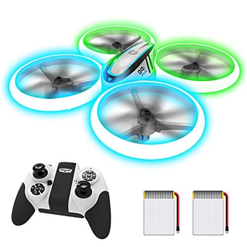 Book Cover Q9s Drones for Kids,RC Drone with Altitude Hold and Headless Mode,Quadcopter with Blue&Green Light,Propeller Full Protect,2 Batteries and Remote Control,Easy to fly Kids Gifts Toys for Boys and Girls