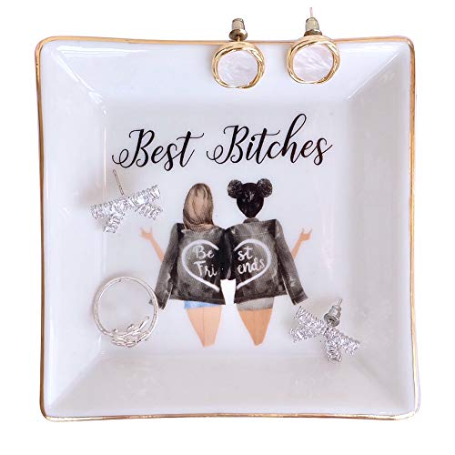 Book Cover PUDDING CABIN Birthday Gifts for Women Friendship Ring Dish