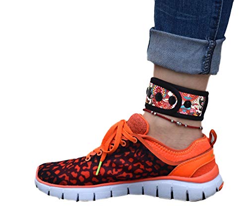 Book Cover B-Great Ankle Band for Men and Women Compatible with Fitbit Flex 2/One/Zip/Charge 2 3/Alta HR or Garmin Vivofit/2/3/4/JR Fitness Tracker (Paisley Pattern, Large/X-Large (Fits 9 to 13 1/2 in. Ankles))
