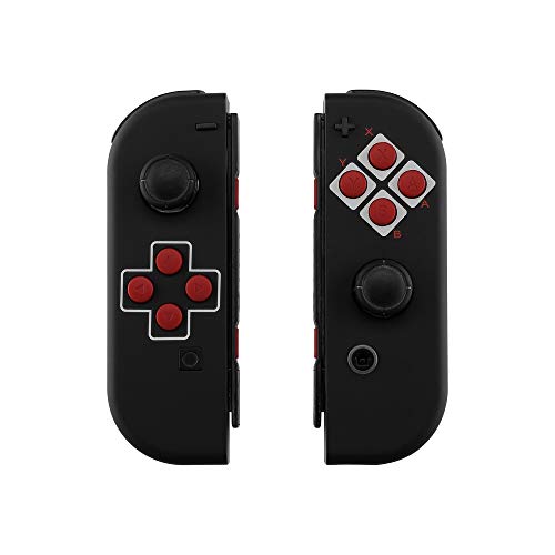 Book Cover eXtremeRate Soft Touch Grip Classics NES Style Joycon Handheld Controller Housing with Full Buttons, DIY Replacement Shell Case for Nintendo Switch & Switch OLED Joy-Con – Console Shell NOT Included