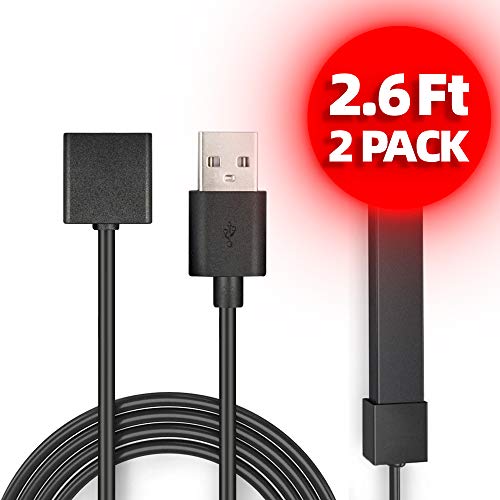 Book Cover USB Magnetic Smart Fast Charger Cable-32in /2.6 Ft Long-Compatible Cars and laptops USB Black Wired Cable (2-Pack)