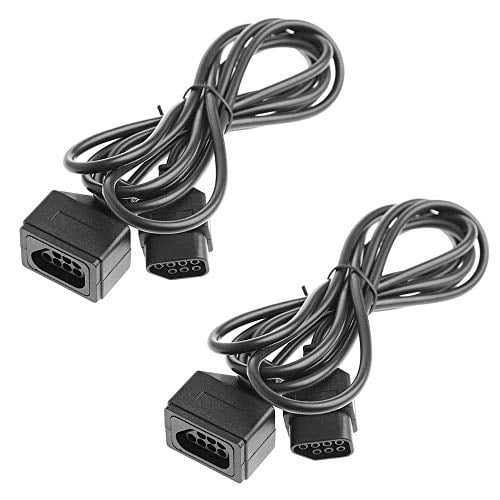 Book Cover Wiresmith 2X 2-Pack Extension Cable Cord for Original Nintendo NES Controller