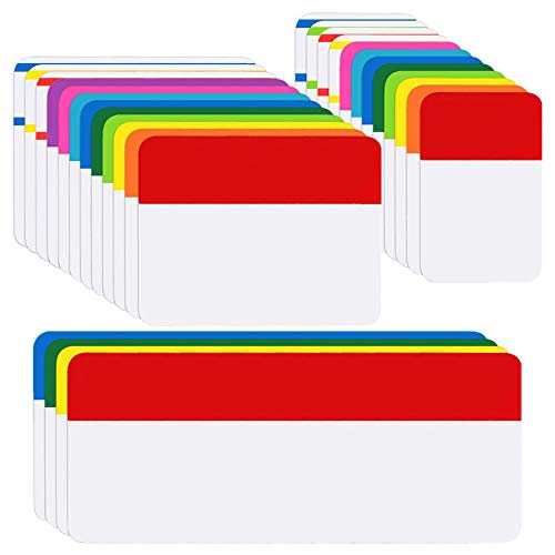 Book Cover Sticky Index Tabs 3 Sizes, 480 Pcs