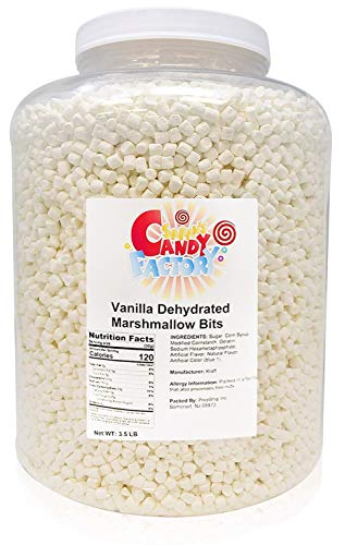 Book Cover Vanilla Dehydrated Marshmallow Bits in Jar, 3.5 Pounds (3.5 Lbs in Jar)
