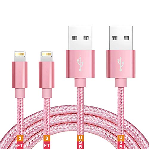 Book Cover DEREN iPhone Charger Cable Â Lightning Cable iPhone Fast Charging 3 ft 6ft 10 ft Compatible with iPhone Xs MAX XR X 8 8 Plus 7 7 Plus 6s 6s Plus 6 6 Plus MFi Certified Nylon Braided USB Charging 17