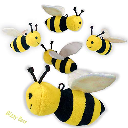 Book Cover Set of 5 Realistic-Looking Toy Plush Soft Stuffed 5