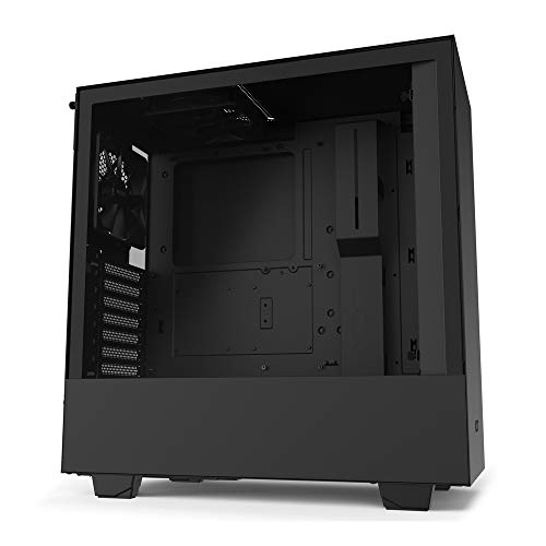 Book Cover NZXT H510 - CA-H510B-B1 - Compact ATX Mid-Tower PC Gaming Case - Front I/O USB Type-C Port - Tempered Glass Side Panel - Cable Management System - Water-Cooling Ready - Black, Non i-Series