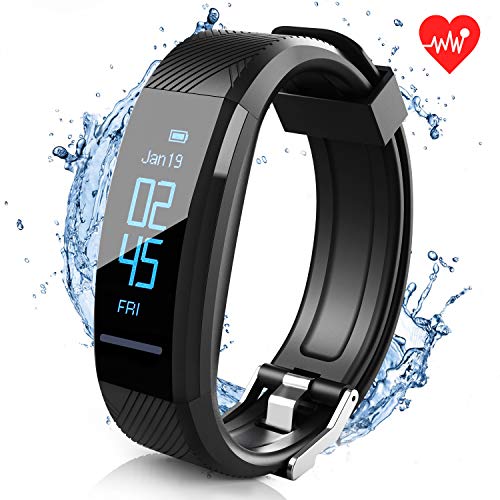 Book Cover ELEGIANT HR Activity Tracker, Fitness Tracker IP67 with fit Pedometer Waterproof, Heart Rate Monitor, Calorie Counter, Sleep Monitor for Men Women and Kids