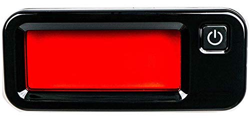 Book Cover Hidden Camera Detector - Anti Spy Finder Large Infrared Viewer and 12 Super Bright Red LEDs. Travel Size Pro Security and Privacy for AirBnB (Hidden Camera Detector)