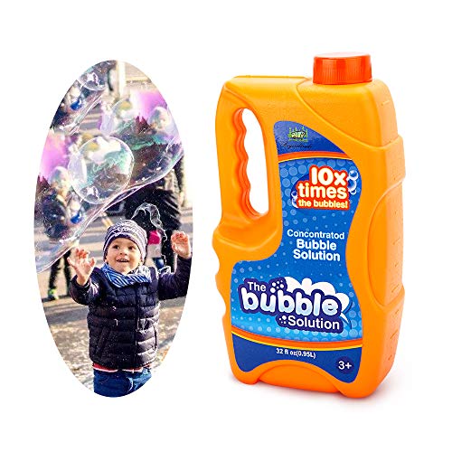 Book Cover Beyondtrade 32 Ounce(0.95L) Bubble Solution Refill (up to 2.5 Gallon), Concentrated Solution for Bubble Machine, Summer Outdoor for Kid