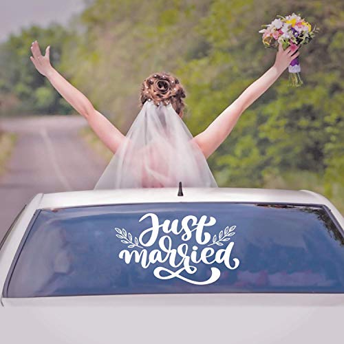 Book Cover Vinyl Wall Art Decal - Just Married - 14