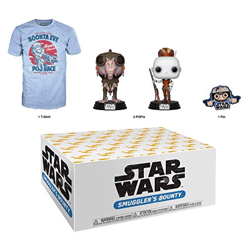 Book Cover Funko Star Wars Smuggler's Bounty Subscription Box, Podracing Theme, August 2019, XXL T-Shirt, Multicolor