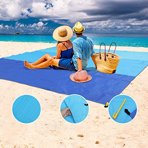Book Cover Sand Free Beach Blanket, Large Size 82