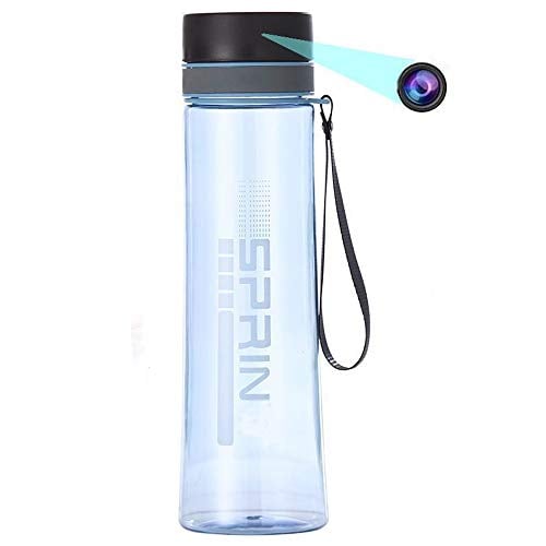 Book Cover Hidden Spy Camera, HD Water Bottle Portable Camera, Video Recorder Support Motion Detection-No Need WiFi