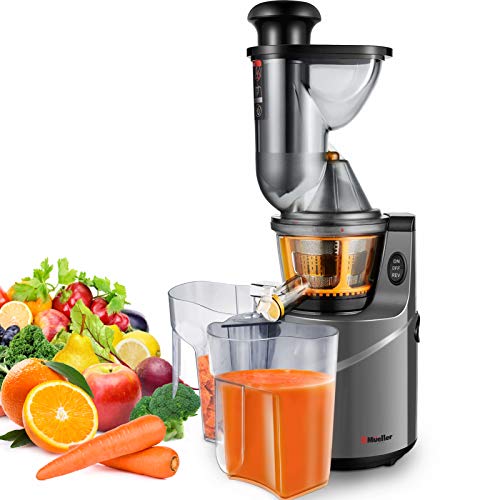 Book Cover Mueller Austria Ultra Juicer Machine Extractor with Slow Cold Press Masticating Squeezer Mechanism Technology, 3 inch Chute accepts Whole Fruits and Vegetables, Easy Clean, Large
