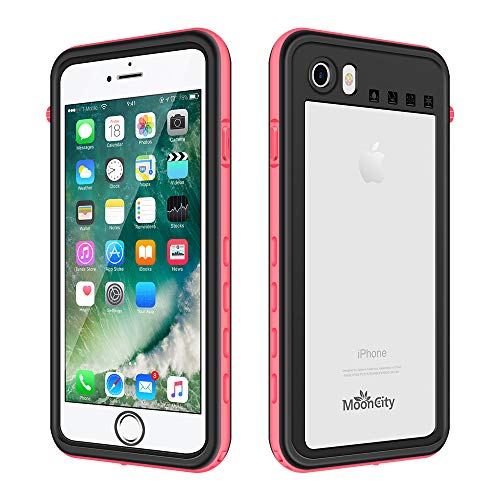 Book Cover MoonCity Waterproof Case for iPhone 6/6s, IP68 Waterproof Snowproof Shockproof and Dustproof Cover Case with Touch ID, Underwater Full Sealed Cover Case for iPhone 6/6s, 4.7 inch