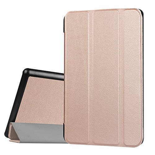 Book Cover Sevrok All-New HD 8 Tablet Case, Smart Slim-Fit Lightweight Stand Folding Protective Case with Auto Wake/Sleep for HD 8 8th Generation / 7th-Generation / 6th-Generation (Rose gold3)