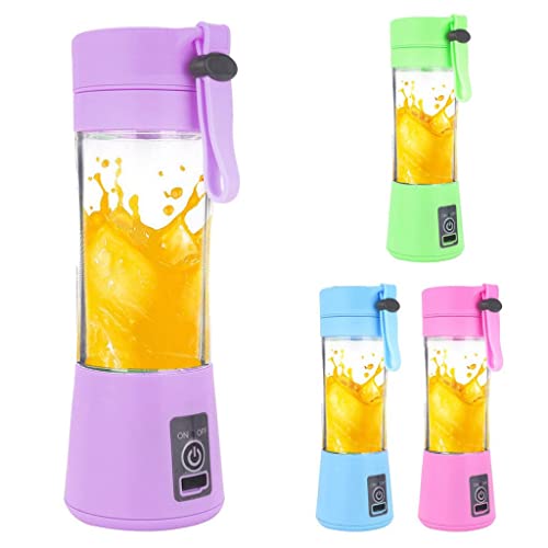 Book Cover Portable Blender, LOZAYI Small Personal Blender Travel USB Rechargeable Juicer Cup for Shakes and Smoothies, Cordless Single Serve Fruit Mixer Mini Blender with Led Displayer for Outdoor Travel Home Office