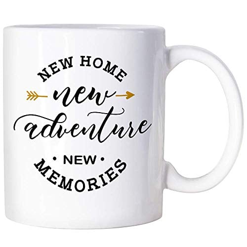 Book Cover House Warming Presents Housewarming Gifts For New Homeowner Gifts New Home New Adventure New Memories Coffee Mug For Women Men Coffee Mugs