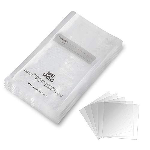 Book Cover Vacuum Sealer Bags 100 Quart 8x12 Inch for Food Saver, Seal a Meal, Gamesaver, Weston. Commercial Grade, BPA Free, Heavy Duty, Puncture Prevention, Great for vac storage, Meal Prep or Sous Videion, Great for Meal Prep or Sous Vide