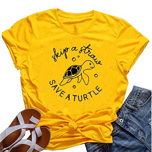 Book Cover YourTops Women Turtle Graphic Cute T-Shirt
