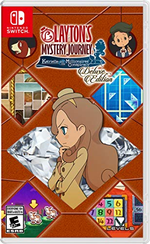 Book Cover LAYTON'S MYSTERY JOURNEY: Katrielle and the Millionaires' Conspiracy - Deluxe Edition - Nintendo Switch
