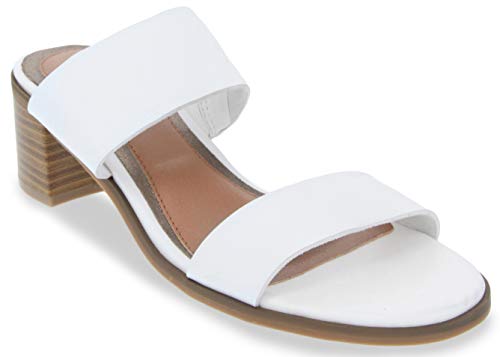Book Cover Sugar Women's Halo Heeled Two Band Slide Sandal