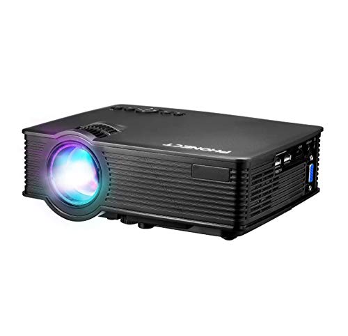 Book Cover Mini Projector 2019 Upgraded Portable Video Projector, 176