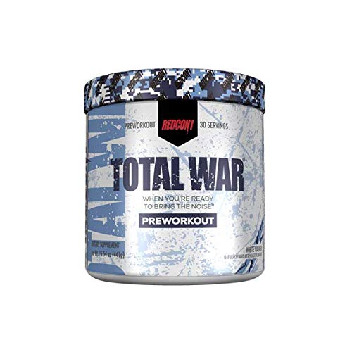 Book Cover Redcon1 - Total War - Pre Workout (30 Servings) Limited Edition - White Walker