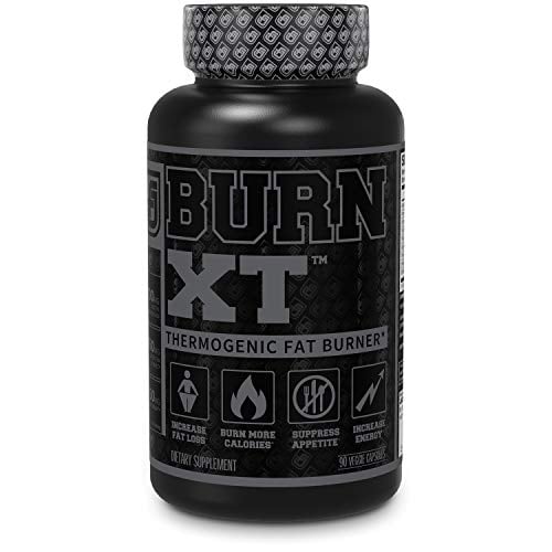 Book Cover Burn XT Black Thermogenic Fat Burner - Weight Loss Supplement, Appetite Suppressant, Nootropic Energy Booster W/TeaCrine - Premium Acetyl L-Carnitine, Green Tea Extract, Capsimax - 90 Veg Diet Pills