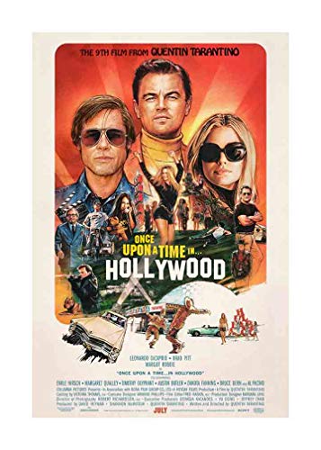 Book Cover Once Upon A Time in Hollywood - Movie Poster - Size 24