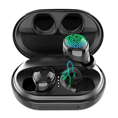 Book Cover EDYELL C5 Bluetooth 5.0 Wireless Earbuds with Massive 3500MAH Charging Case IPX7 Waterproof TWS Stereo Headphones in Ear Built in Mic Headset Premium Sound with Deep Bass for Sports