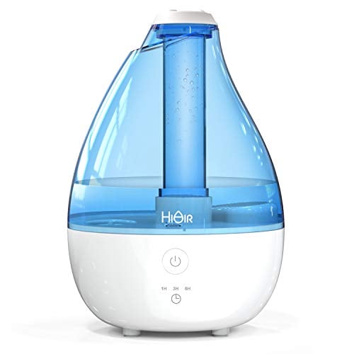 Book Cover Cool Mist Humidifier - Humidifier for Baby Bedroom, All Night Moisture, Quiet Humidifier with High Low Mist, Auto-off Timer, Night Light, Easy Use Filterless Humidifier for Home Office Nursery