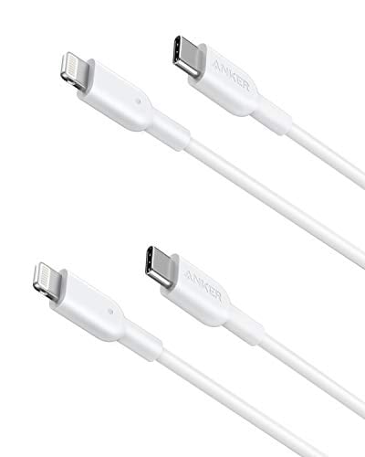 Book Cover iPhone 11 Charger, Anker USB C to Lightning Cable [3ft, 2-Pack] Powerline II for iPhone 11/11 Pro / 11 Pro Max/X/XS/XR/XS Max / 8/8 Plus, Supports Power Delivery