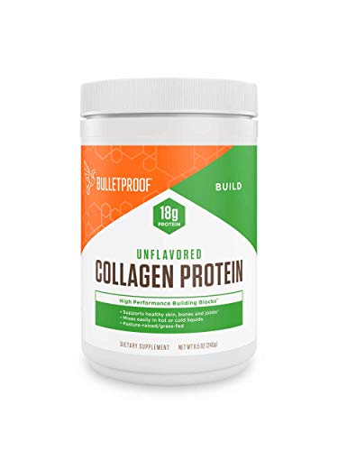 Book Cover Bulletproof Collagen Protein Powder, Unflavored, Keto-Friendly, Paleo, Grass-fed Collagen Peptides, Amino Acid Building Blocks for High Performance (8.5 oz)