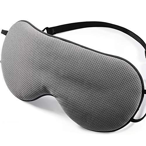Book Cover Sleep Mask with Breathable Hole,PaiTree 100% Nature Silk Eye Mask for Women and Men Soft Comfort Eye Shade Cover Soft and Cool Eye Blinder for Travel/Sleeping