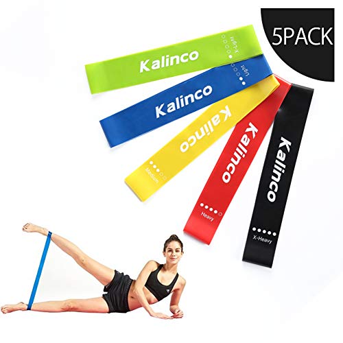 Book Cover KALINCO Resistance Loop Bands,Superior Resistance Exercise Bands for Physical Therapy, Yogo, Strengthing with Instruction Guide,Carry Bag.