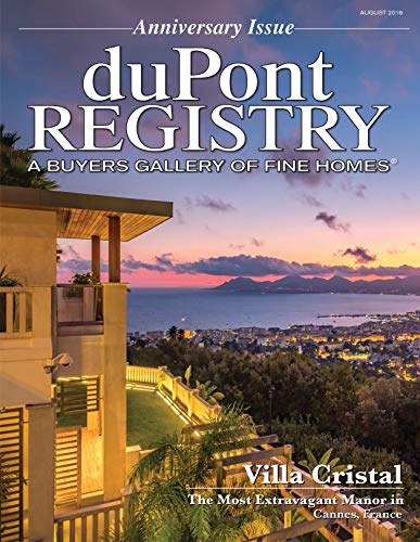Book Cover duPont REGISTRY Homes August 2019