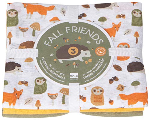 Book Cover Now Designs Kitchen Towel, Fall Friends