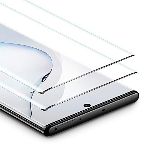 Book Cover ESR Tempered-Glass Screen Protector for the Samsung Galaxy Note 10 [2 Pack] [Full Coverage] [Easy Installation Frame] Premium Tempered Glass Screen Protector for the Samsung Galaxy Note 10