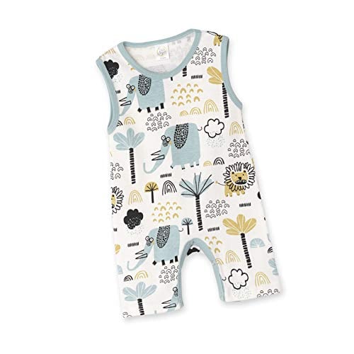 Book Cover Tesa Babe Baby Boy Romper with Animals Forest Print for Newborns to Toddler Boys