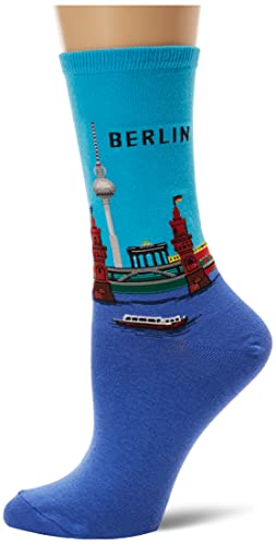 Book Cover Hot Sox womens Dog Lover Novelty Casual Crew Socks