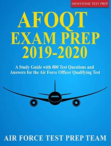Book Cover AFOQT Exam Prep 2019-2020: A Study Guide with 800 Test Questions and Answers for the Air Force Officer Qualifying Test