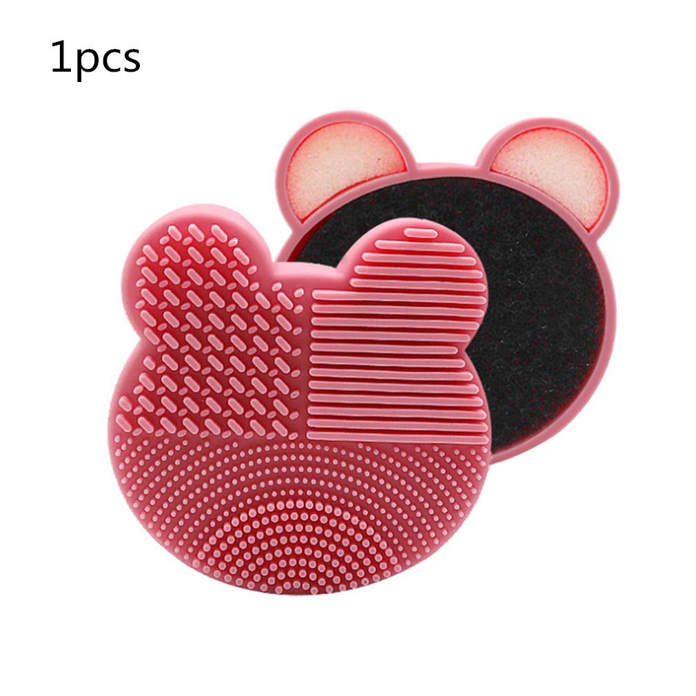 Book Cover Liroyal Cleaning MakeUp Washing Brush Silica Glove Scrubber Board Cosmetic Clean Tools