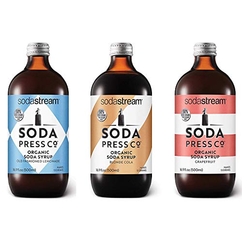 Book Cover Soda Press Classic Flavors Variety Pack for SodaStream, 16.9 Fl Oz (Pack of 3)