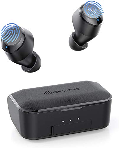 Book Cover Wireless Earbuds, ENACFIRE F1 Wireless Earbuds CVC 8.0 Noise Cancellation Apt-X Stereo Sound Wireless Headphones 208H Cycle Playtime IPX8 Waterproof Bluetooth 5.0 Headset